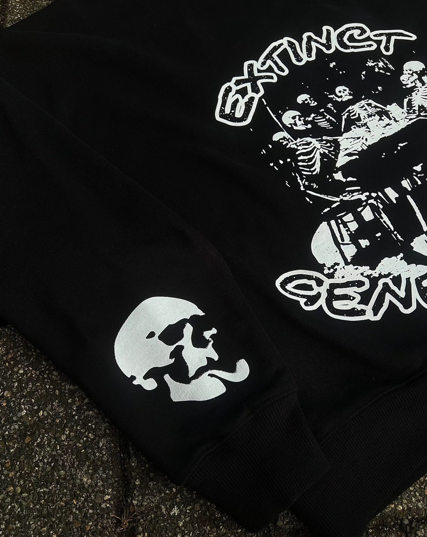 "AFTERLIFE REUNION" A BLACK CREWNECK