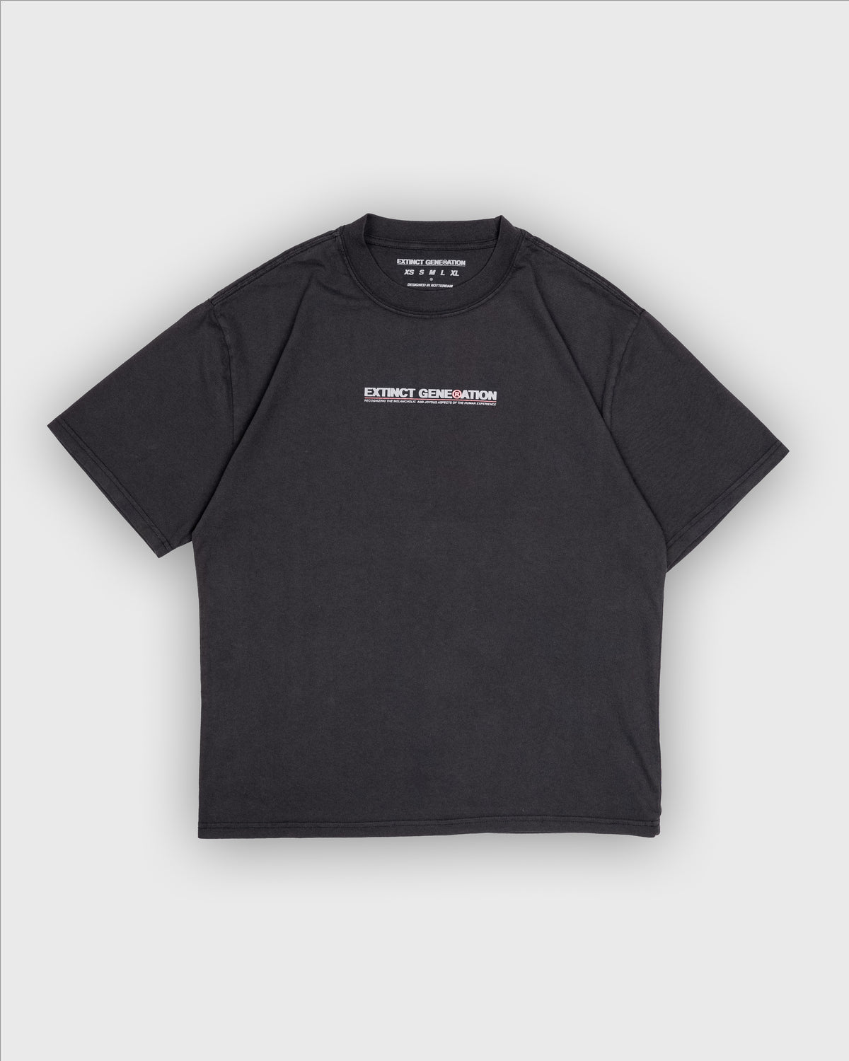 Skelly Basic V2, A Heavy Faded Black Tee