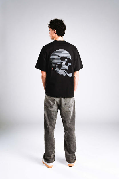 Skelly Basic V2, A Heavy Faded Black Tee