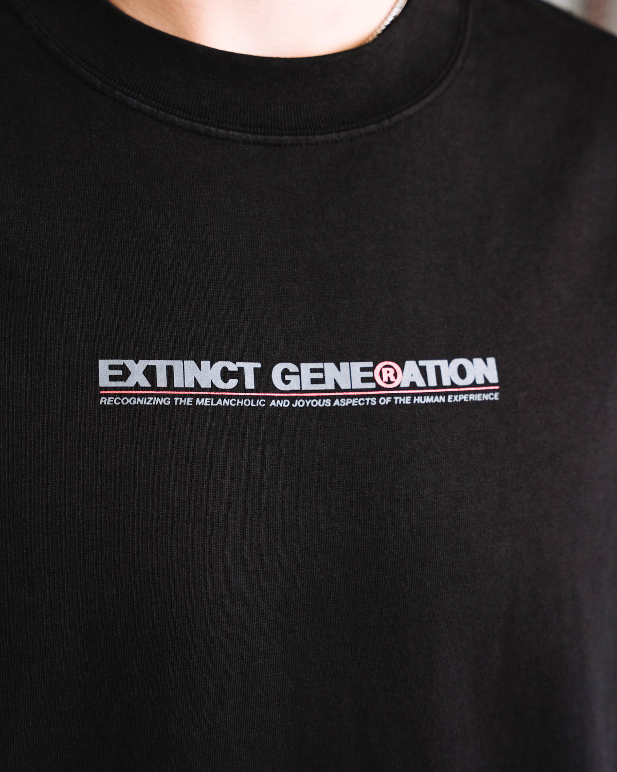 Skelly Basic V2, A Heavy Faded Black Tee
