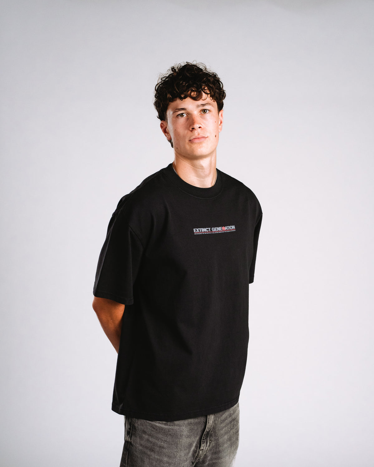 Skelly Basic V2, A Heavy Faded Black Tee