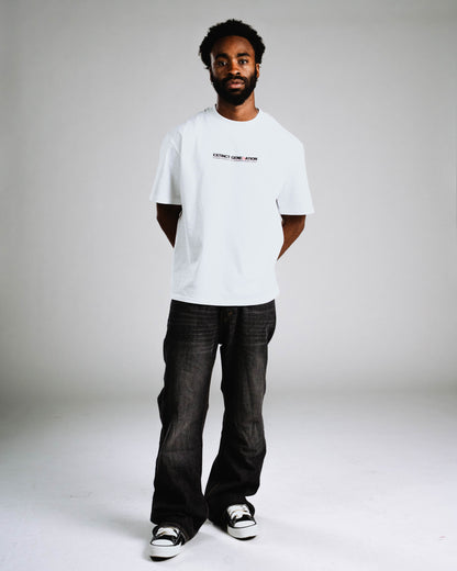 Skelly Basic V2, A Heavy Faded White Tee