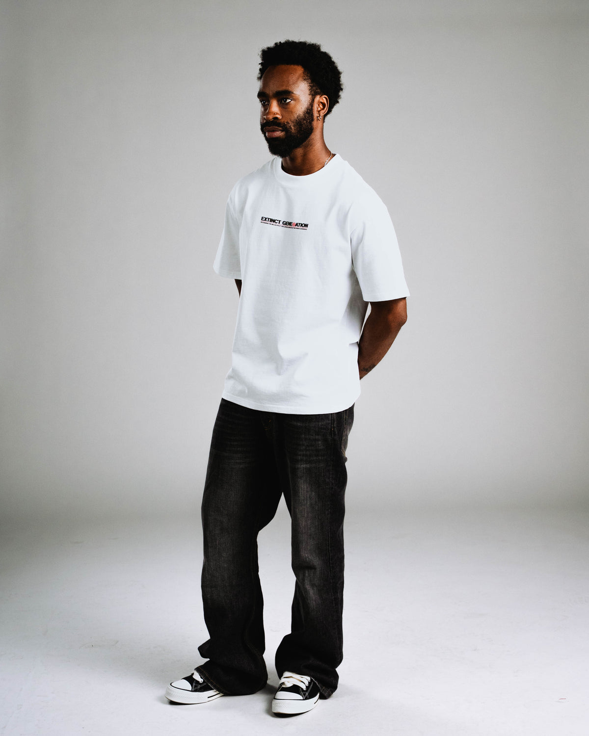 Skelly Basic V2, A Heavy Faded White Tee
