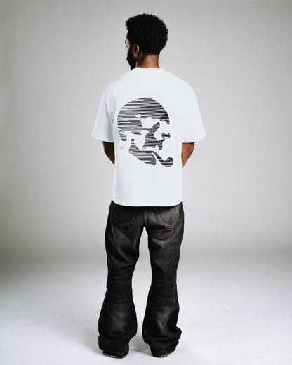 Skelly Basic V2, A Heavy Faded White Tee