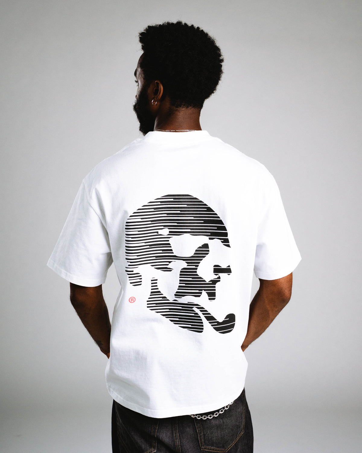 Skelly Basic V2, A Heavy Faded White Tee