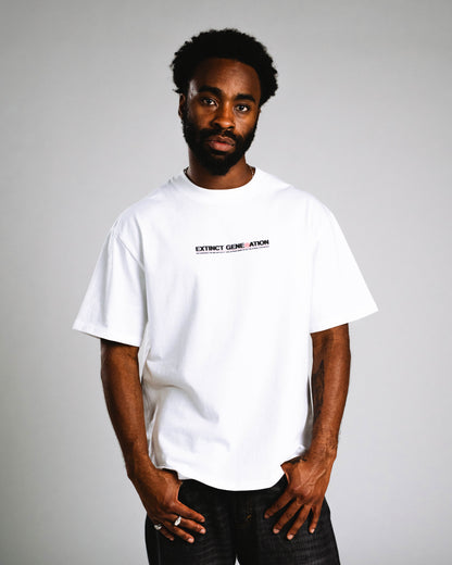 Skelly Basic V2, A Heavy Faded White Tee
