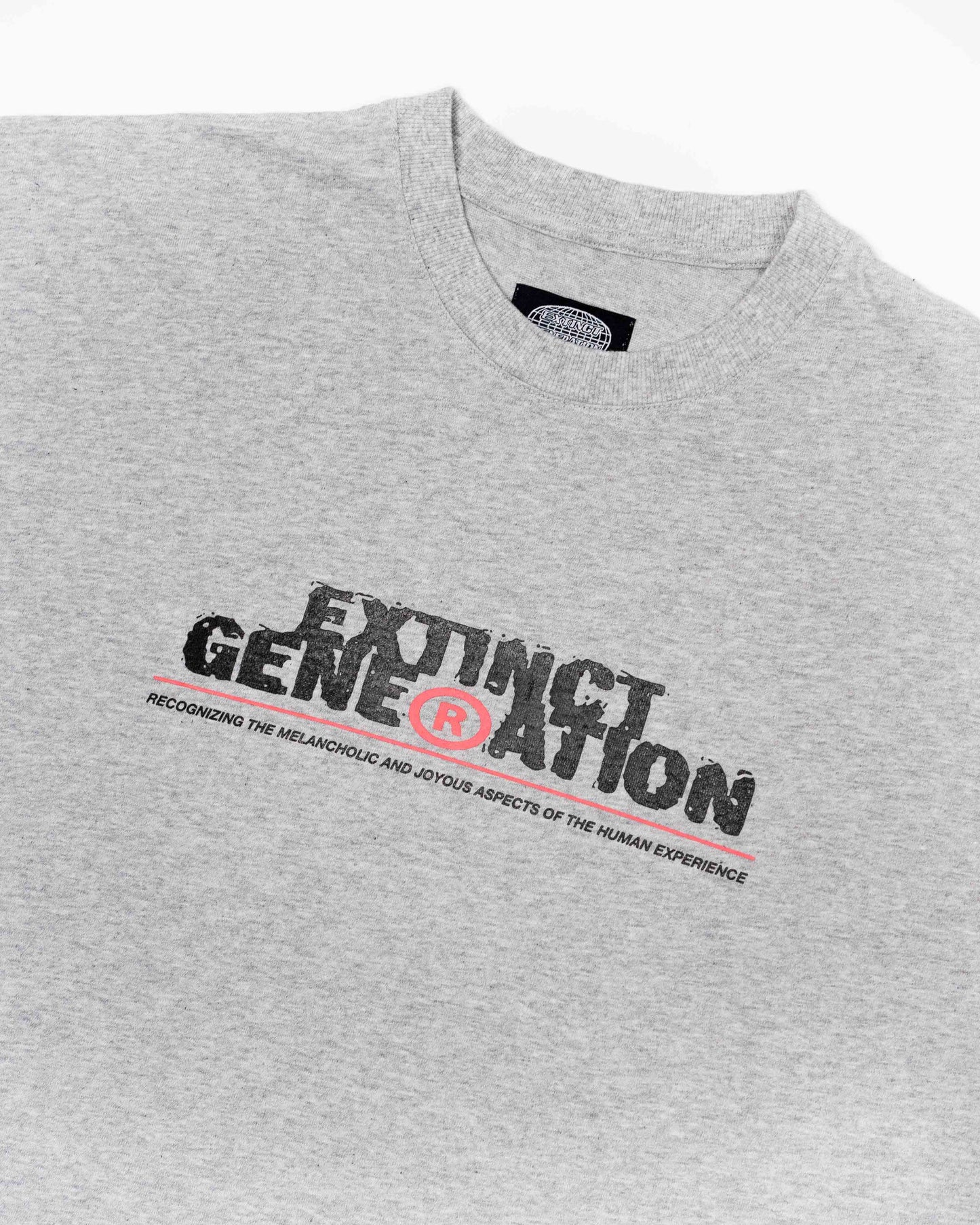 SKELLY BASIC, A GREY TEE