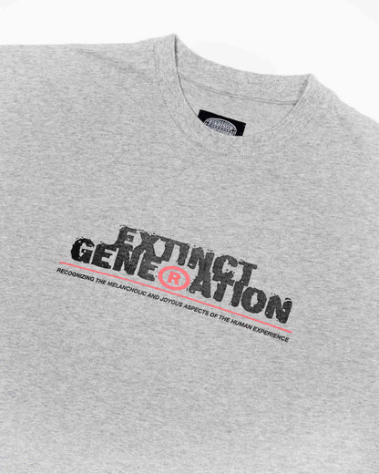 SKELLY BASIC, A GREY TEE