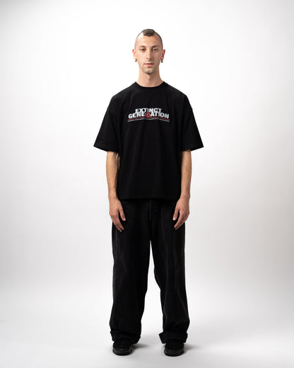 SKELLY BASIC, A BLACK TEE