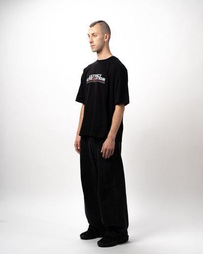 SKELLY BASIC, A BLACK TEE