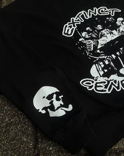"AFTERLIFE REUNION" A BLACK CREWNECK