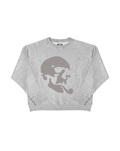 "EXISTENTIAL" A HEATHER GREY CREWNECK