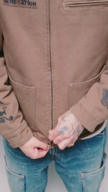 METAMORPHOSIS, A WALNUT HEAVY JACKET (PRE ORDER)